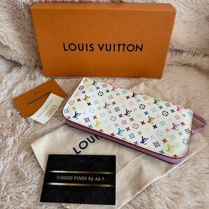 Louis Vuitton Multicolor Women's Insolite Long Wallet - Pink Murakami